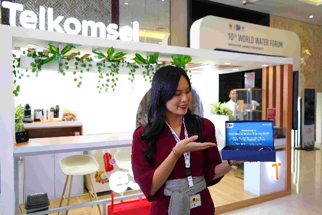Telkomsel Membanggakan Koneksi Digital Terdepan di World Water Forum 2024