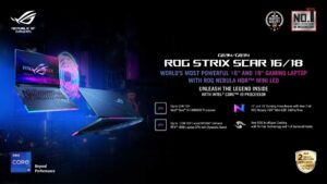 Laptop Gaming Terkuat untuk Semua Game AAA: ROG Strix SCAR 18 (G834JYR)
