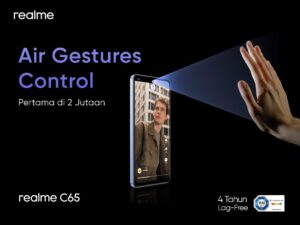 realme C65: Smartphone dengan Fitur Air Gestures Pertama di Segmennya