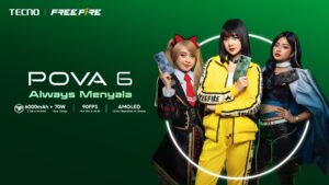 Pengalaman Gaming yang Selalu Menyala dengan TECNO POVA 6