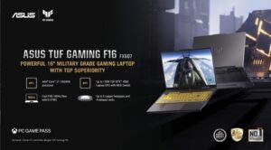 ASUS TUF Gaming F16: Pengalaman Gaming Optimal dengan Layar Lebar dan Kinerja Unggul