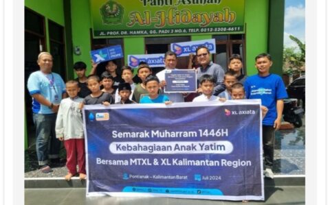 Semarak Muharram 1446H: Karyawan XL Axiata Membantu Anak Yatim di 15 Kota