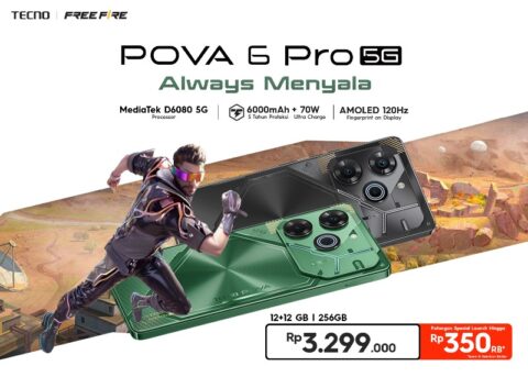 TECNO POVA 6 Pro 5G Resmi Diluncurkan di Indonesia: Solusi Koneksi Cepat dan Stabil untuk Gamers