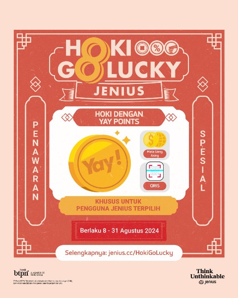 Siap-Siap Berburu Promo Hoki Go Lucky di Ulang Tahun ke-8 Jenius!