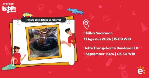 Erafone Tutup Rangkaian Tur â€œLebih Dekatâ€ di Jakarta: Puncak Keseruan Bersama MinEra