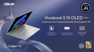 ASUS Vivobook S 15 OLED (S5507) Resmi Hadir di Indonesia: Laptop Copilot+ PC Pertama dengan AI Terintegrasi