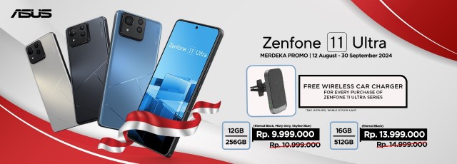 ASUS Rayakan Kemerdekaan Indonesia dengan Promosi Spesial ROG Phone 8 dan Zenfone 11 Ultra