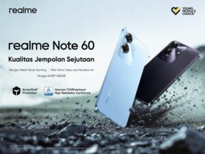 realme Note 60 dengan ArmorShell Protection Segera Hadir di Indonesia, Hadirkan Standar Baru Smartphone Tangguh di Harga Sejutaan