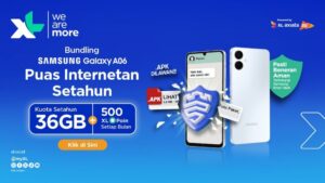 Kerja Sama XL Axiata dan Samsung Indonesia: Dapatkan Samsung Galaxy A06 dengan Paket Data 36GB Gratis Selama 12 Bulan