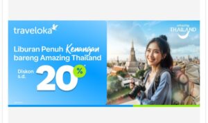 Traveloka Kolaborasi dengan Tourism Authority of Thailand, Hadirkan Amazing Thailand Deals untuk Wisatawan