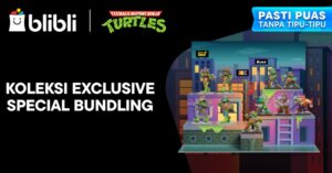 Pesan Sekarang! Bundling Edisi Terbatas Mighty Jaxx X Indonesia Game Expo Teenage Mutant Ninja Turtle di Blibli – Penawaran Spesial!