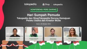 Tokopedia dan ShopTokopedia Dorong Kemajuan Pelaku Usaha dan Kreator Muda pada Hari Sumpah Pemuda 2024