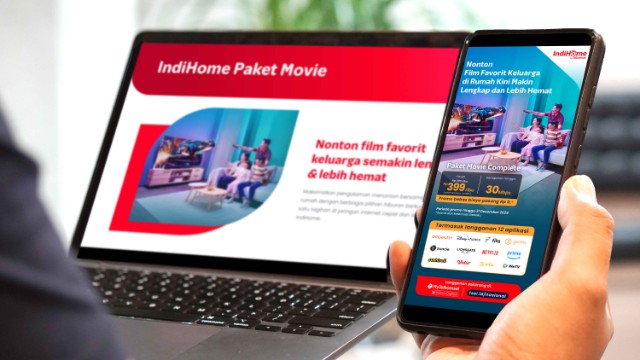 Telkomsel Luncurkan IndiHome Paket Movie dengan Harga Terjangkau dan Akses Belasan Platform Streaming Mulai Rp309 Ribu