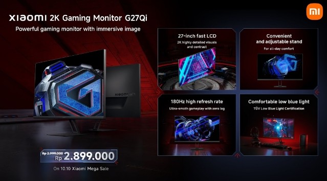 Perkenalan Dua Gaming Monitor Terbaru dari Xiaomi: G27Qi dan G24i untuk Pengalaman Gaming Maksimal Mulai dari Rp. 1.499.000