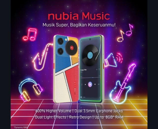 nubia Music: Smartphone NFC Terjangkau dengan Kualitas Audio Unggul
