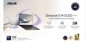 ASUS Zenbook S 14 OLED, Laptop Tipis Premium Terbaik, Sudah Dapat Dipesan