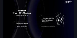 Dapatkan Labubu Blind Box Gratis dengan Early Pre-order OPPO Find X8 Series!