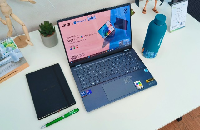 Acer Luncurkan Swift 14 AI: Laptop Copilot+ PC Tipis dengan Layar OLED dan Baterai Tahan Lama