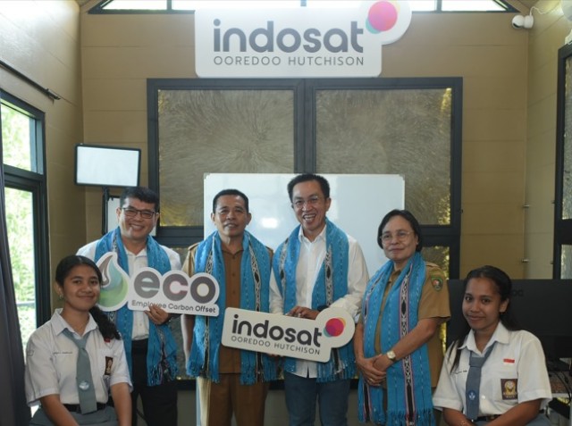 Indosat Ooredoo Hutchison Wujudkan Komitmen Keberlanjutan melalui Bangunan ECO di Ambon