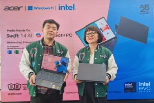 Acer Luncurkan Swift 14 AI: Laptop Copilot+ PC Tipis dengan Layar OLED dan Baterai Tahan Lama