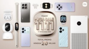 Xiaomi 11.11 Mega Sale: Promo Menarik untuk Redmi Note 13 Series hingga Xiaomi Air Purifier 4 Lite!