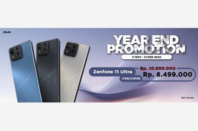 Harga Spesial Akhir Tahun ASUS Zenfone 11 Ultra: Smartphone Flagship Terjangkau di Kelasnya!