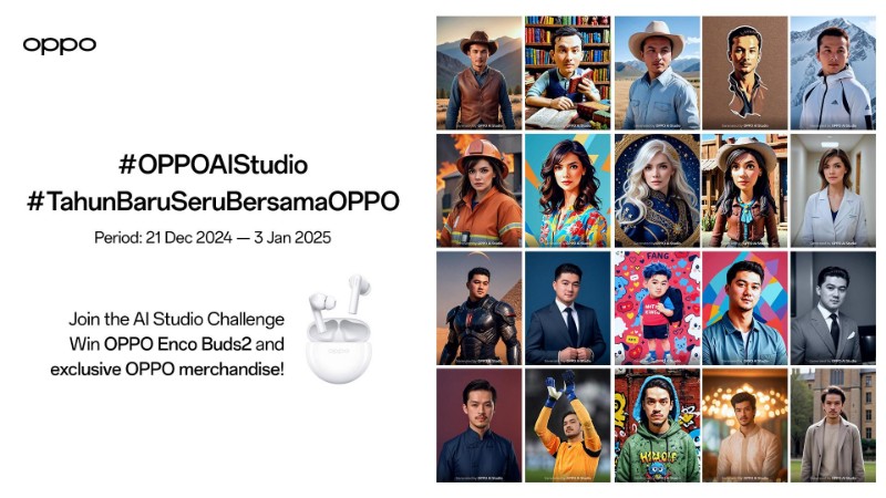 Rayakan Tahun Baru 2025 dengan OPPO AI Studio & Menangkan Hadiah Menarik