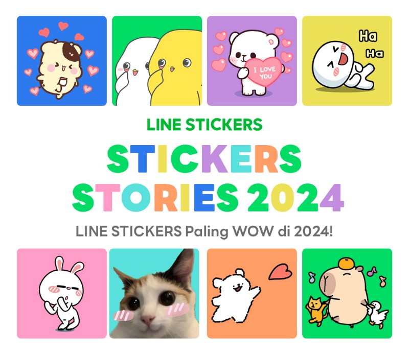 500 Juta LINE Stickers Terkirim Sepanjang Tahun 2024