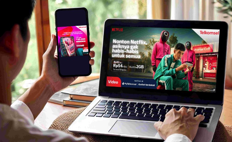 Promo Netflix Bundle Data Telkomsel Rp49.900/bulan Bagi Pelanggan Pascabayar