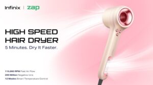 Infinix Perkenalkan High-Speed Hair Dryer: Keringkan Rambut dalam 5 Menit!