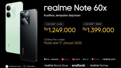 Harga realme note 60x