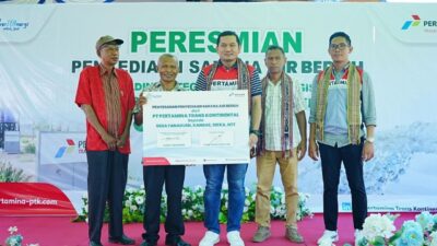 PT Pertamina Trans Kontinental (PTK) Hadirkan Sarana Air Bersih di Maumere