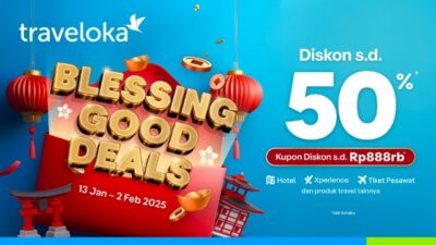 5 Ide Meriah Rayakan Imlek dengan Promo Traveloka Blessing Good Deals