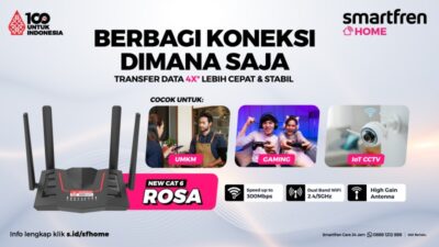 Smartfren Rilis ROSA 4G CAT6: Internet Cepat dan Stabil