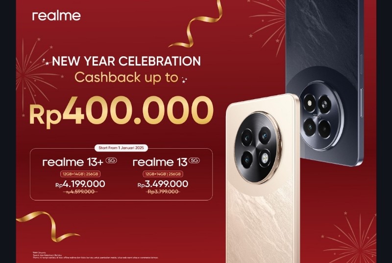 Realme 13 Series 5G Turun Harga, Smartphone Terbaik Awal 2025