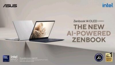 ASUS Zenbook 14 OLED dengan Intel Core Ultra Pertama di Indonesia