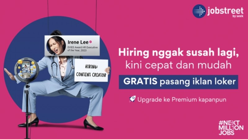 Jobstreet by SEEK Perluas Iklan Lowongan Kerja Gratis