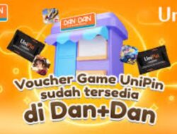 Top Up Voucher Game UniPin Kini Bisa di DAN+DAN, Begini Caranya