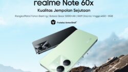 realme Note 60x: Smartphone Tangguh Sejutaan dengan Fitur Premium