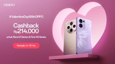 OPPO Rayakan Valentine dengan Cashback, Booth Interaktif, dan Flower Workshop!