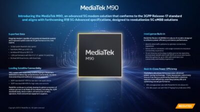 MediaTek Luncurkan Modem M90 5G-Advanced 12Gbps