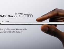 TECNO SPARK Slim: Smartphone Ultra-Tipis dengan Baterai 5200mAh+