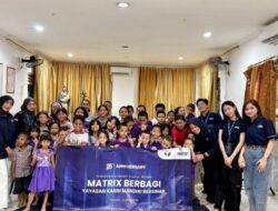 Matrix NAP Info Rayakan 25 Tahun dengan Aksi Sosial