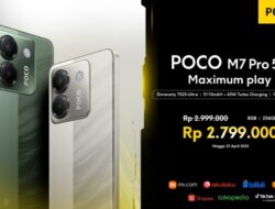 Era “Maximum Play” Dimulai,POCO M7 Pro 5G Dijual Perdana Hari ini!
