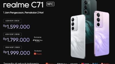 realme C71 NFC Rilis: HP Baterai Jumbo Harga di Bawah 2 Juta