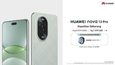 HUAWEI nova 13 Pro Resmi Dijual, Usung Dual Selfie & Kamera Flagship
