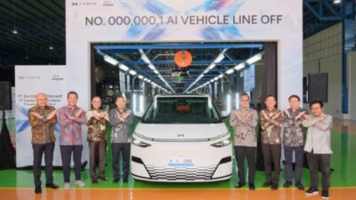 Erajaya & XPENG Resmikan Perakitan Mobil Listrik Pertama di Indonesia