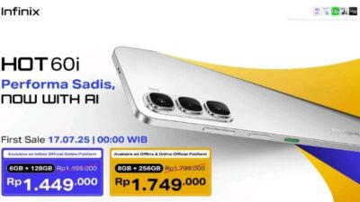 Infinix HOT 60i Rilis 7 Juli, Fitur AI Paling Lengkap di Kelasnya