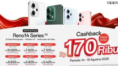 Promo OPPO Merdeka 2025: Cashback & Diskon Gede!