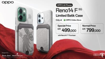 Spesial 80 Tahun RI: OPPO Hadirkan Case Batik & Watermark Eksklusif